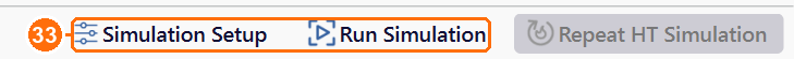 Simulation Setup and Run Simulation buttons
